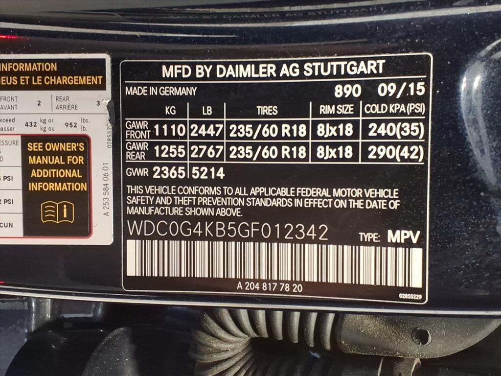 2016 Mercedes-Benz GLC-Class Image 18