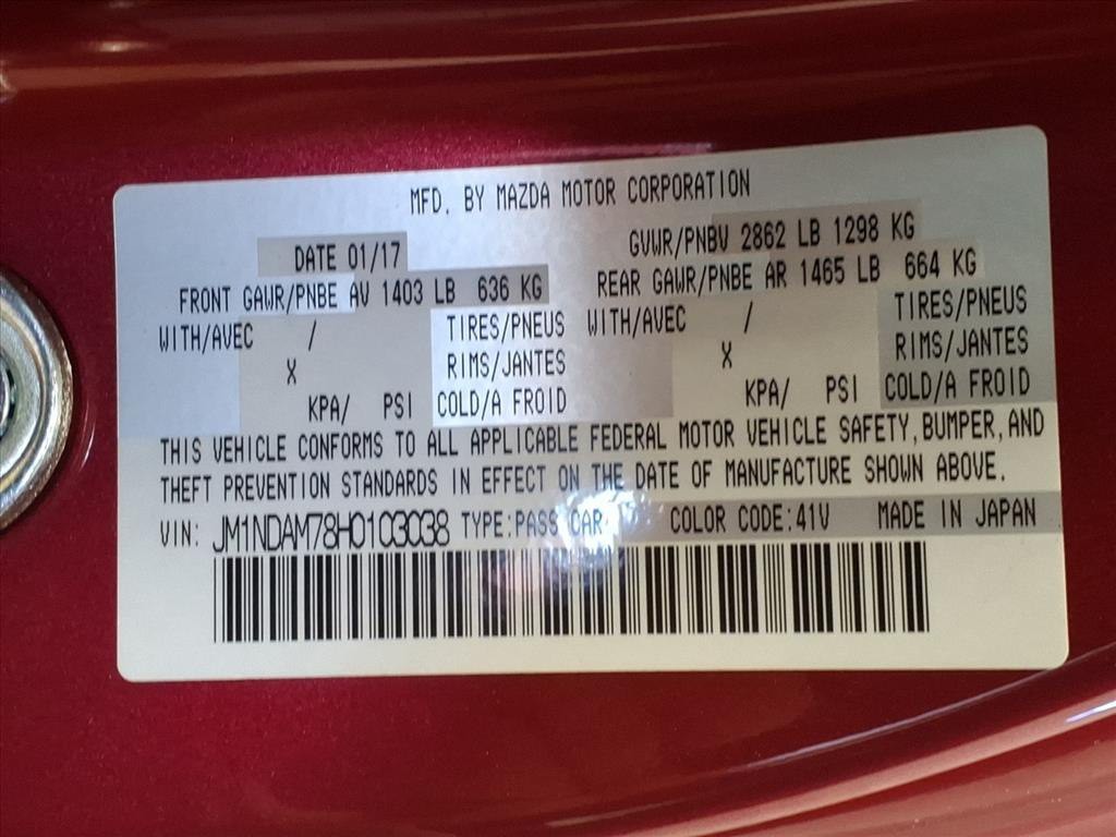 2017 Mazda MX-5 Miata Image 20
