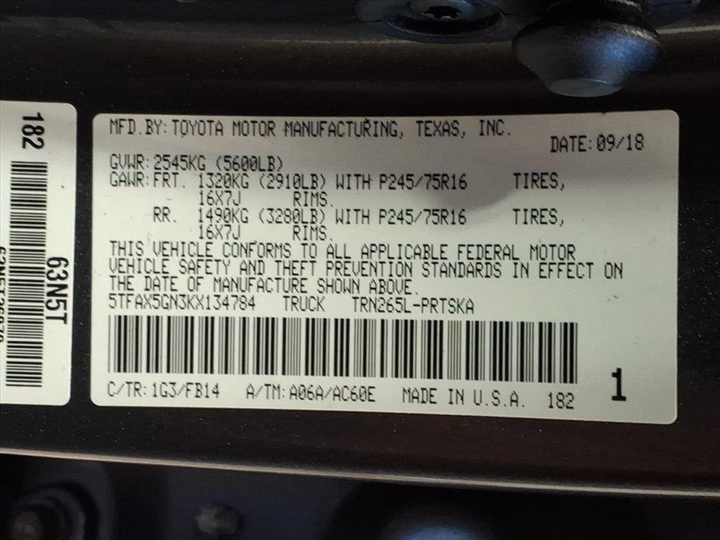 2019 Toyota Tacoma Image 20