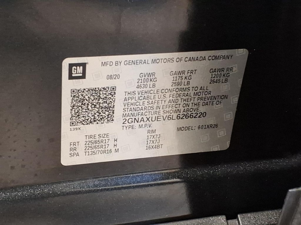 2020 Chevrolet Equinox Image 21