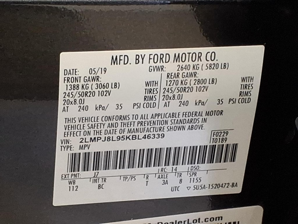 2019 Lincoln Nautilus Image 23