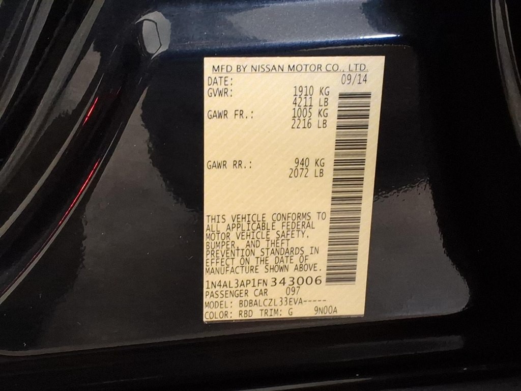 2015 Nissan Altima Image 21