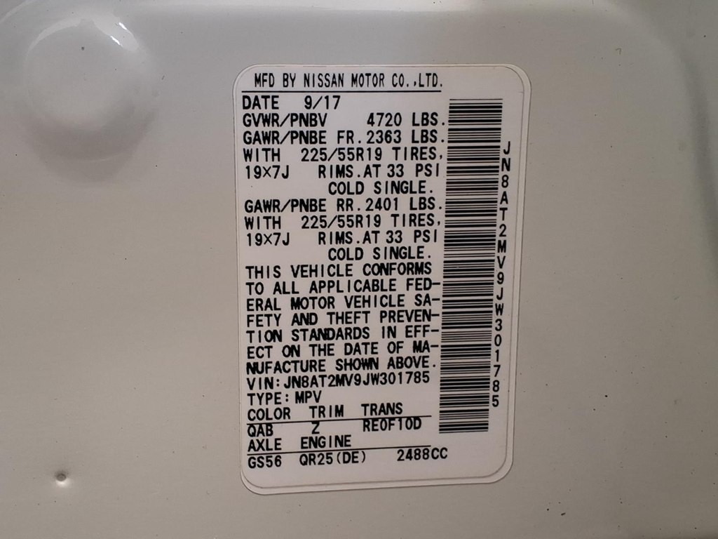 2018 Nissan Rogue Image 25