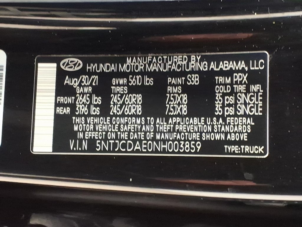 2022 Hyundai Santa Cruz Image 23