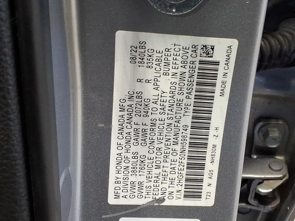 2022 Honda Civic Image 20