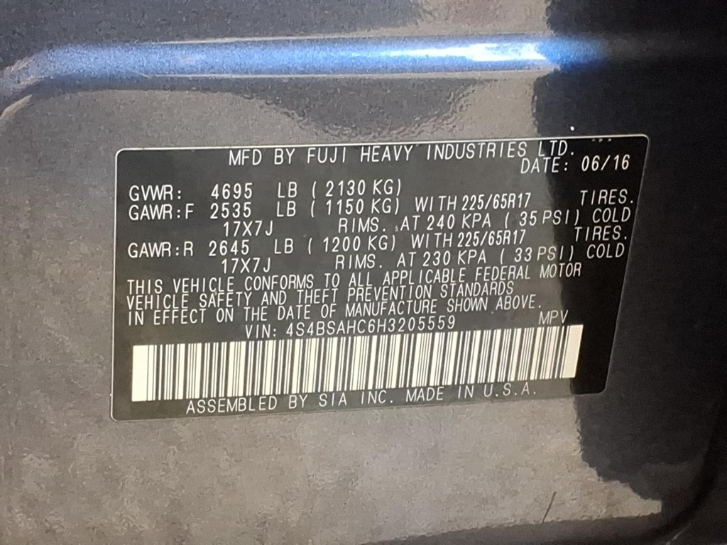 2017 Subaru Outback Image 24