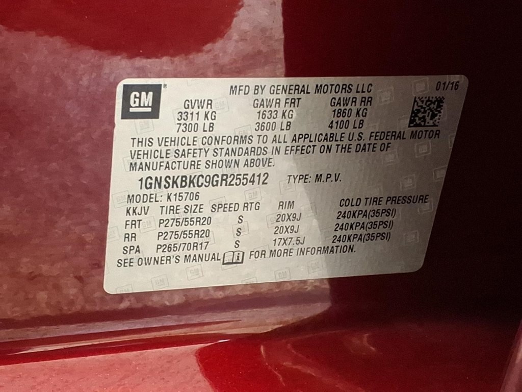 2016 Chevrolet Tahoe Image 27