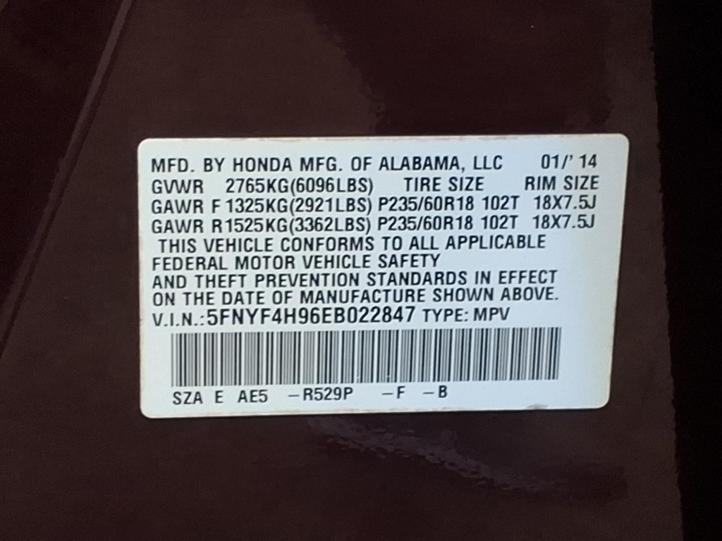 2014 Honda Pilot Image 25