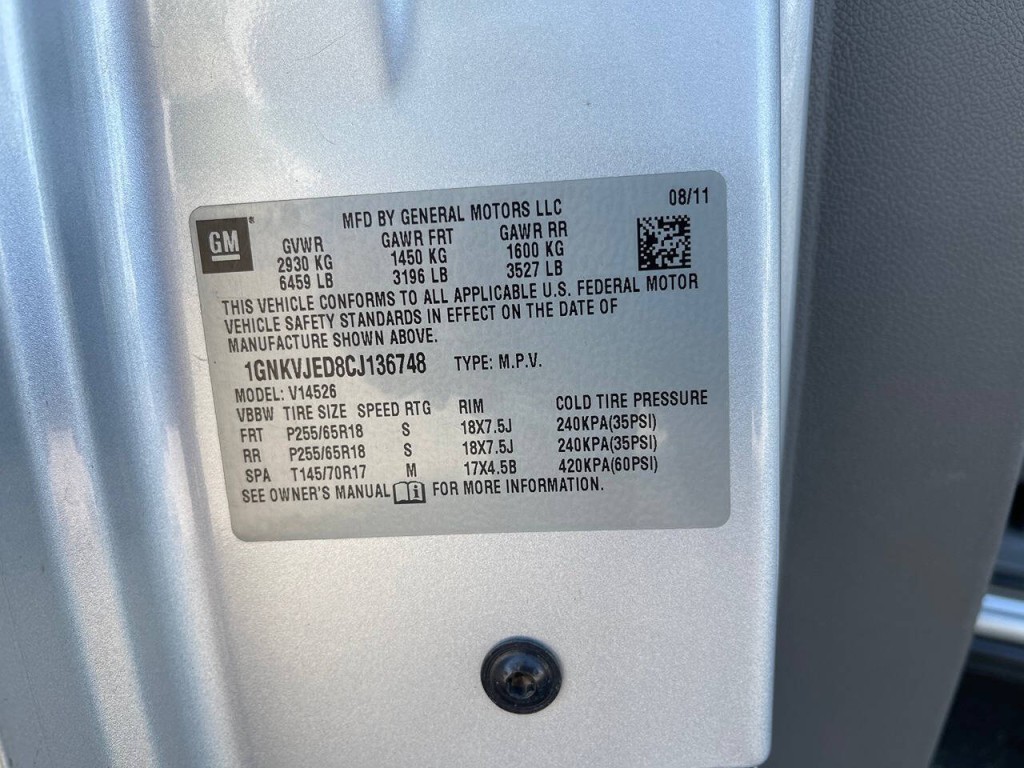 2012 Chevrolet Traverse Image 46