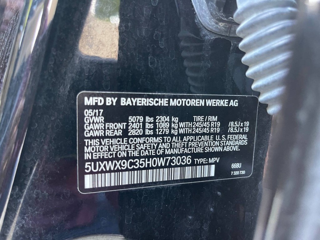 2017 BMW X3 Image 47