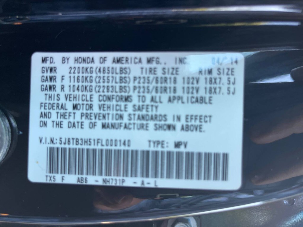 2015 Acura RDX Image 44