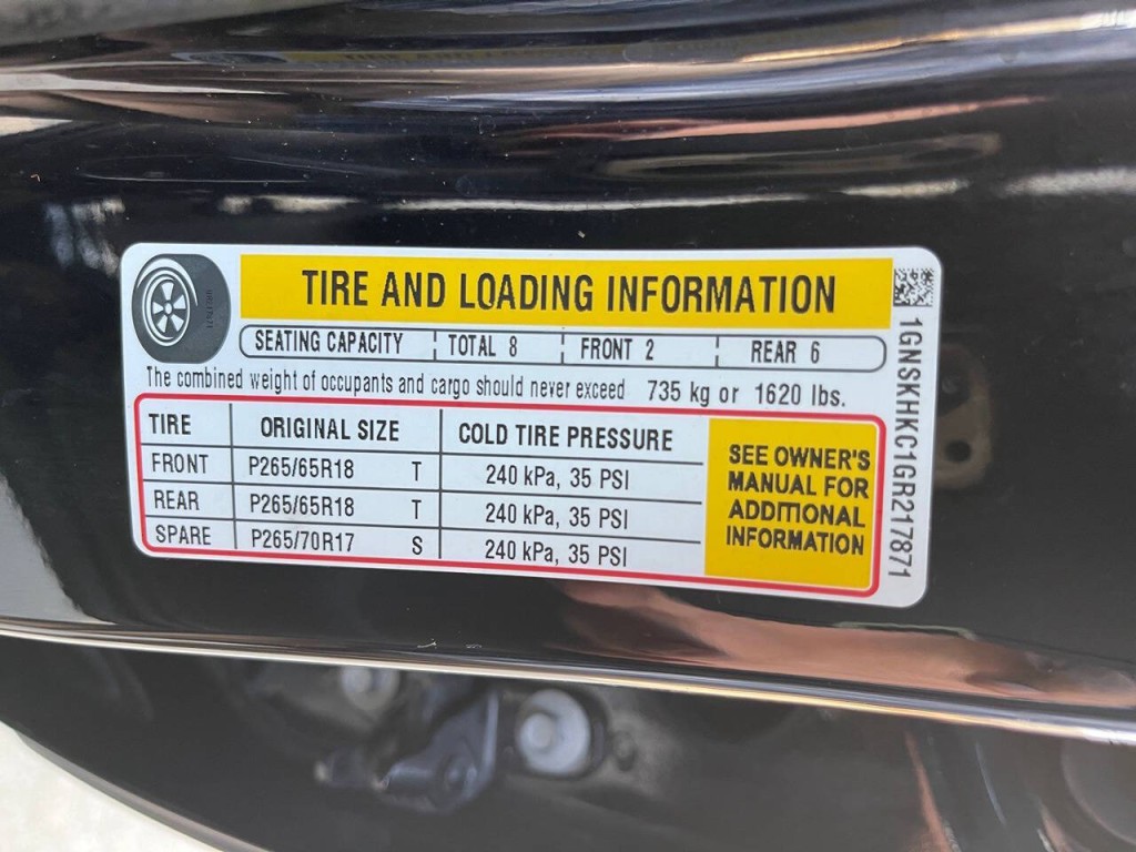 2016 Chevrolet Suburban Image 54