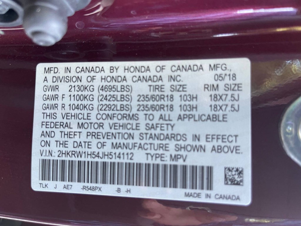 2018 Honda CR-V Image 44