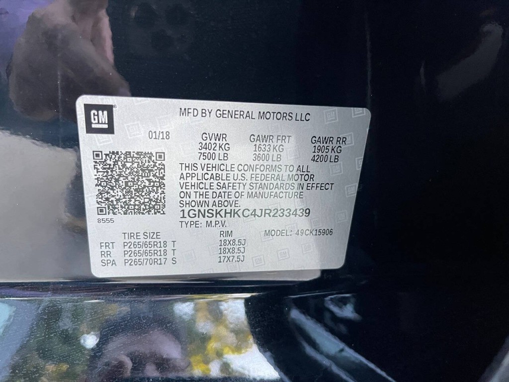 2018 Chevrolet Suburban Image 53