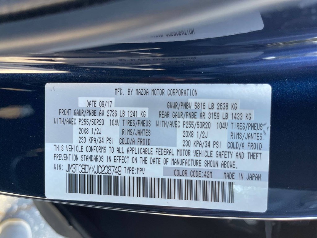 2018 Mazda CX-9 Image 56