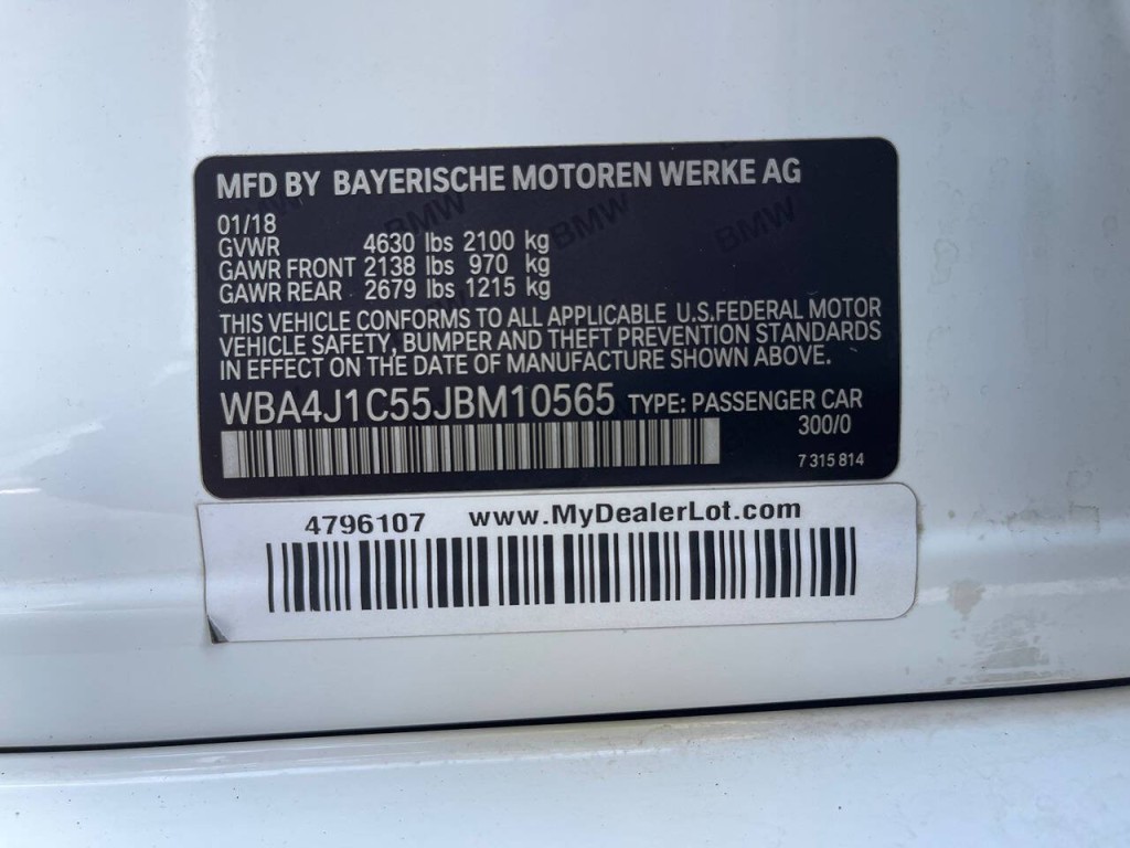 2018 BMW 4 Series Image 47