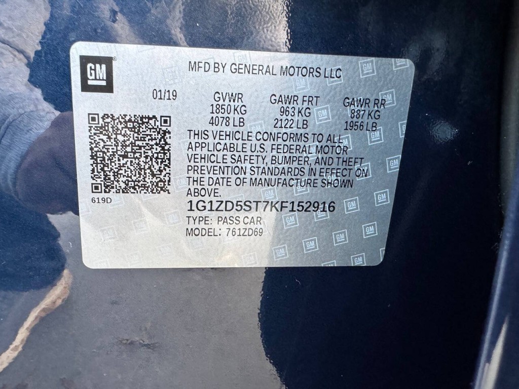 2019 Chevrolet Malibu Image 45