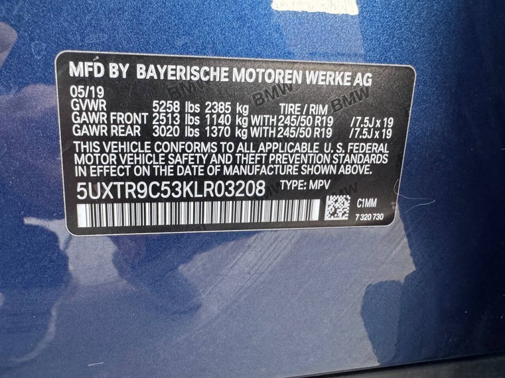 2019 BMW X3 Image 57