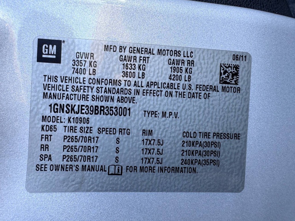 2011 Chevrolet Suburban Image 52