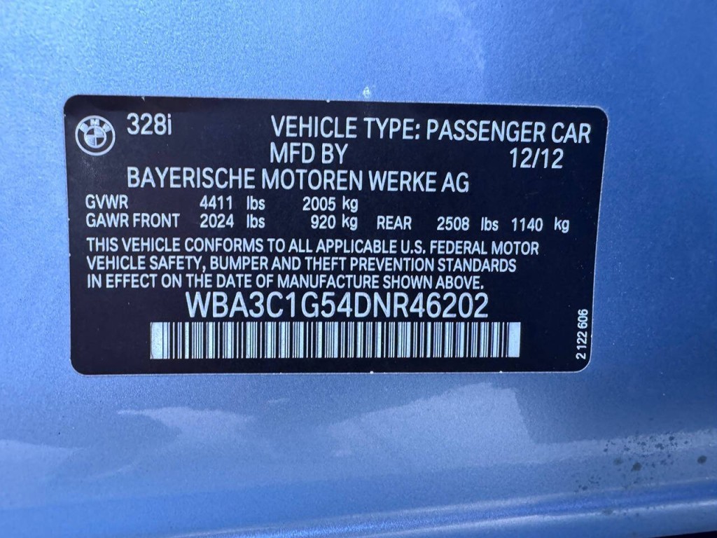 2013 BMW 3 Series Image 53