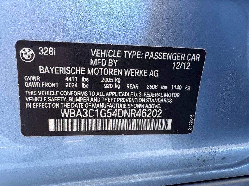 2013 BMW 3 Series Image 54