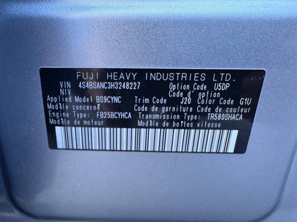 2017 Subaru Outback Image 62