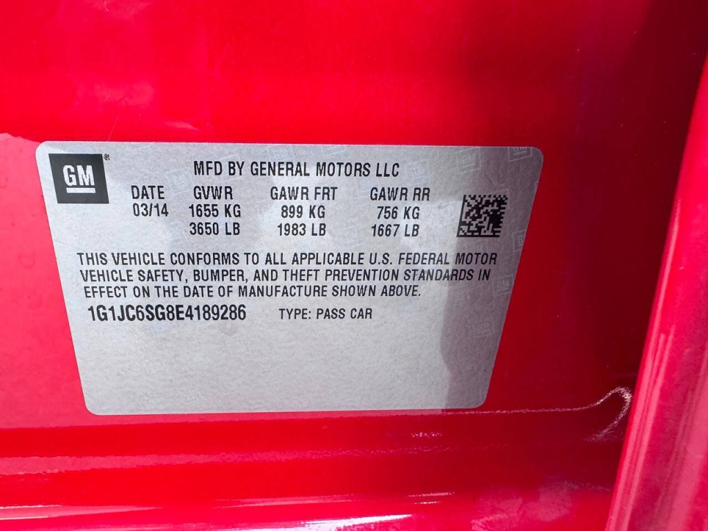 2014 Chevrolet Sonic Image 49