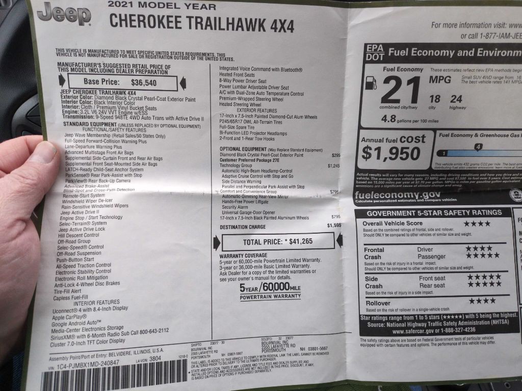 2021 Jeep Cherokee Image 28