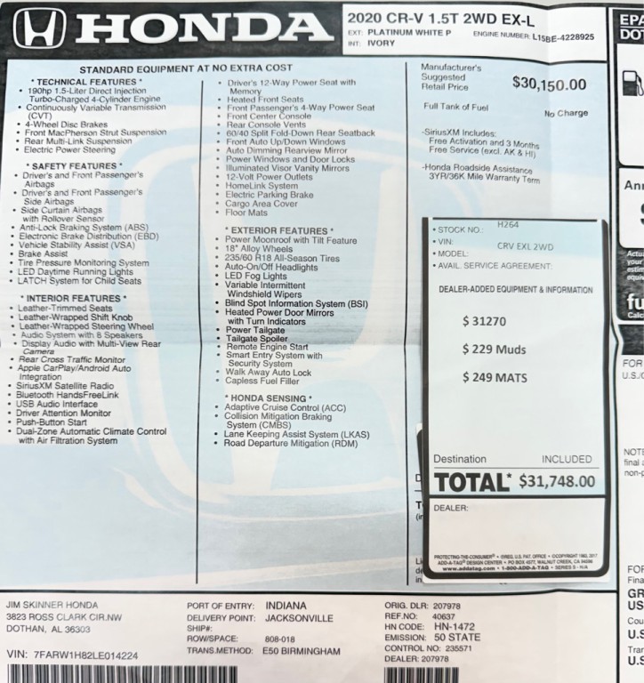 2020 Honda CR-V Image 11