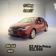 Image for 2017 Chevrolet Cruze LT Auto ID: 7478664