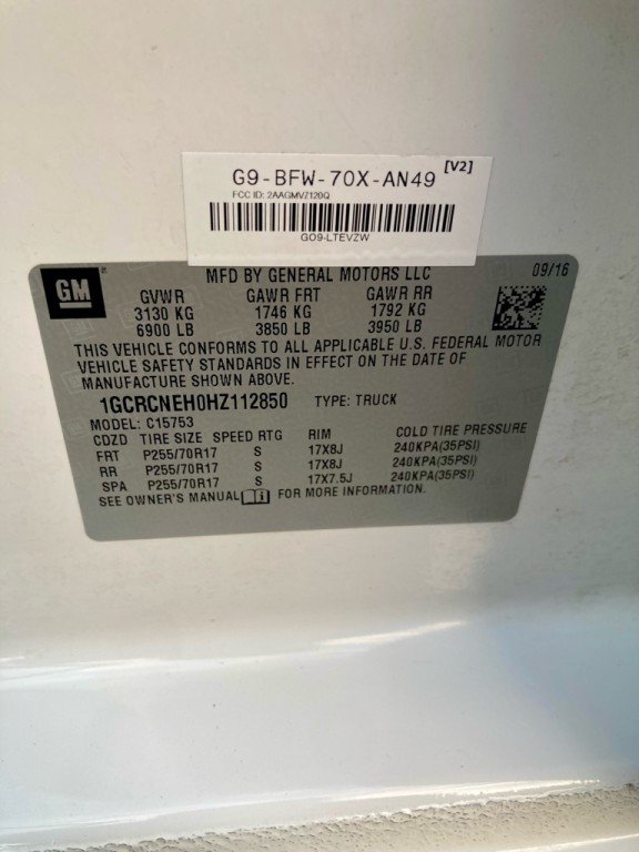 2017 Chevrolet Silverado 1500 Image 16