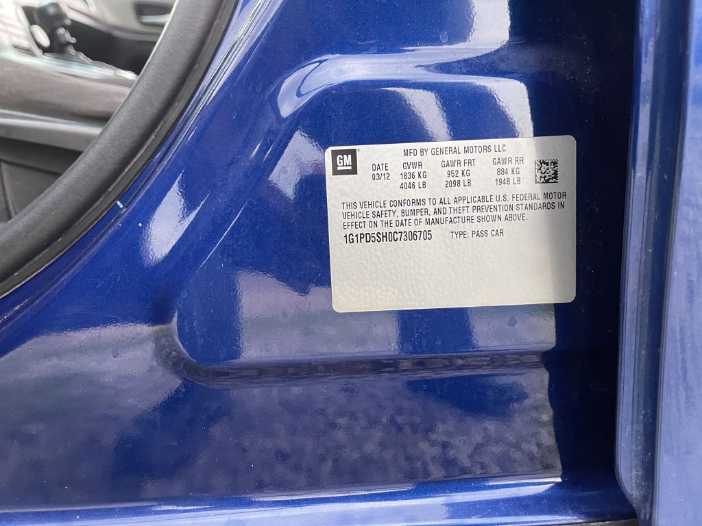 2012 Chevrolet Cruze Image 11