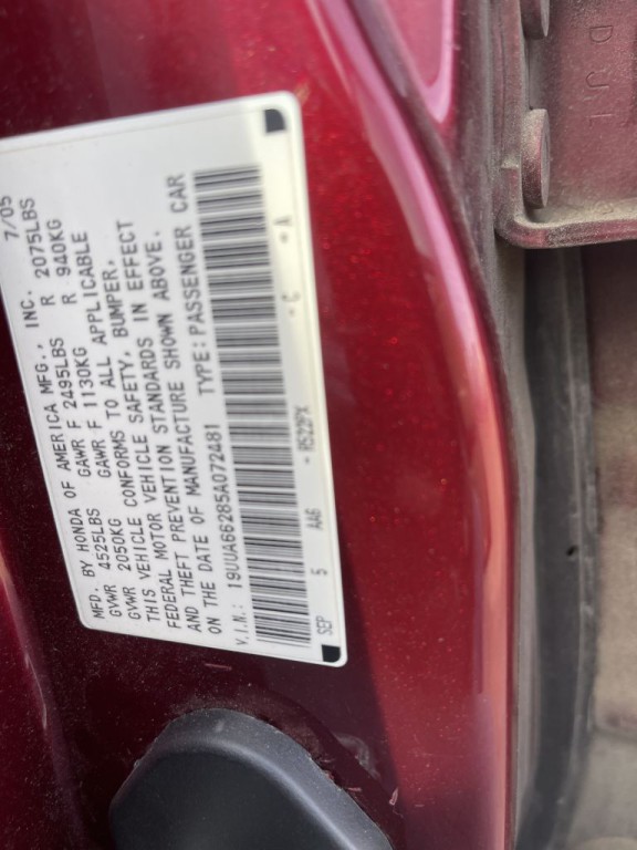 2005 Acura TL Image 10