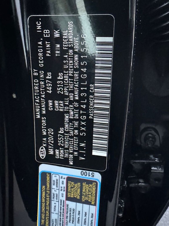 2020 Kia Optima Image 10