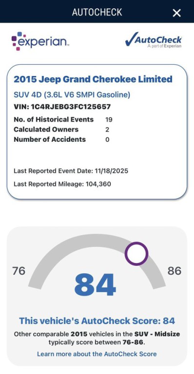 2015 Jeep Grand Cherokee Image 14