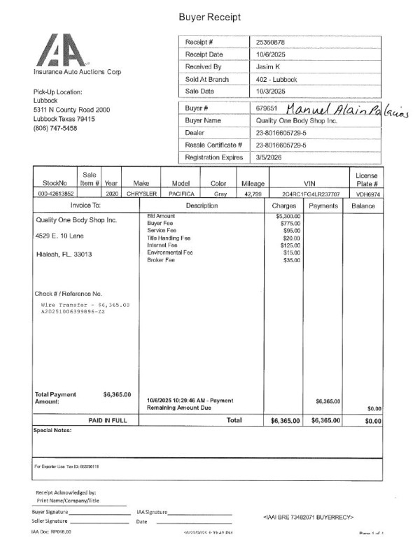 2020 Chrysler Pacifica Image 2