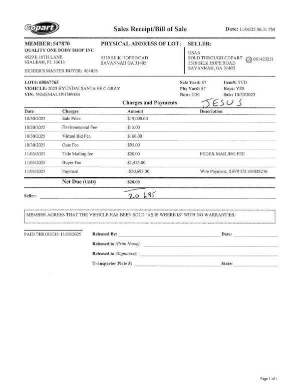 2023 Hyundai Santa Fe Image 2