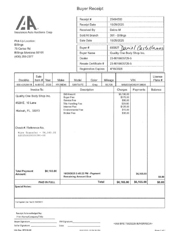 2020 Hyundai Santa Fe Image 2