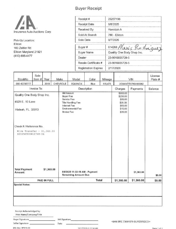 2019 Chevrolet Equinox Image 2