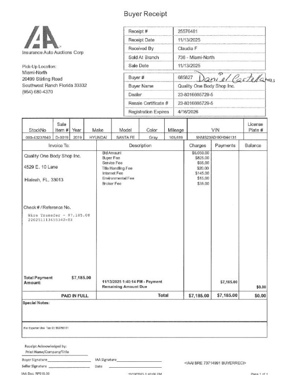 2019 Hyundai Santa Fe Image 2