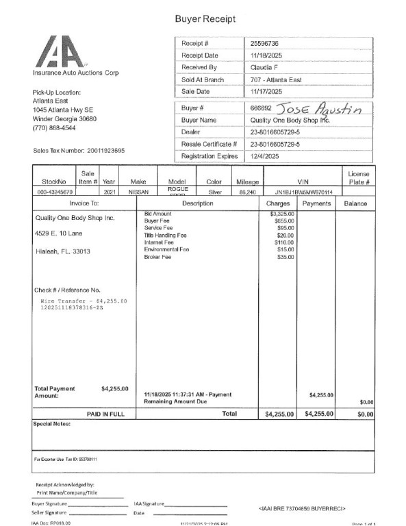 2021 Nissan Rogue Image 1