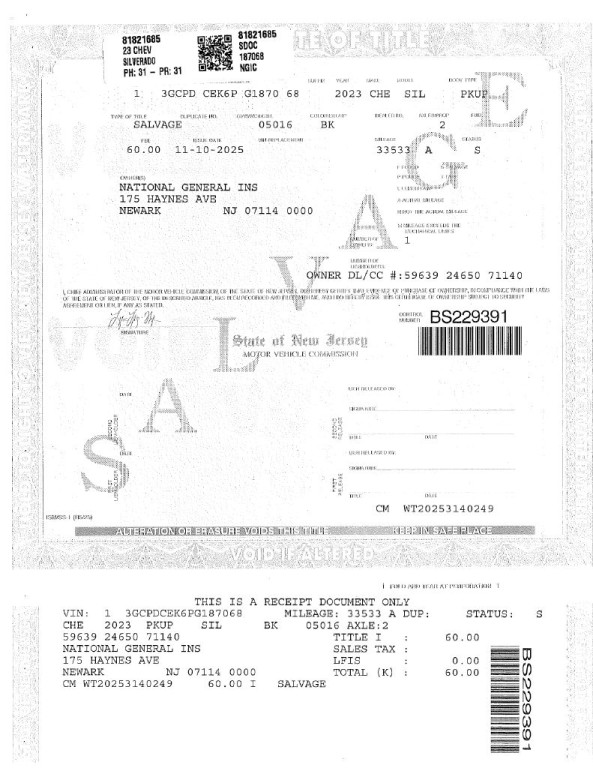 2023 Chevrolet Silverado 1500 Image 1