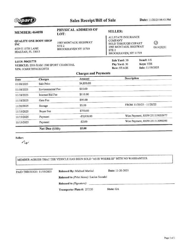 2016 RAM 1500 Image 2