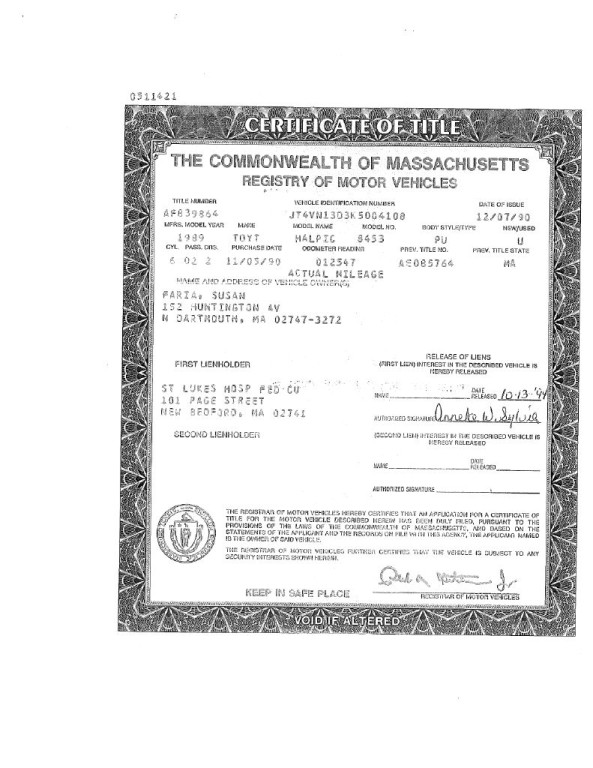 1989 Toyota Pickup Image 2