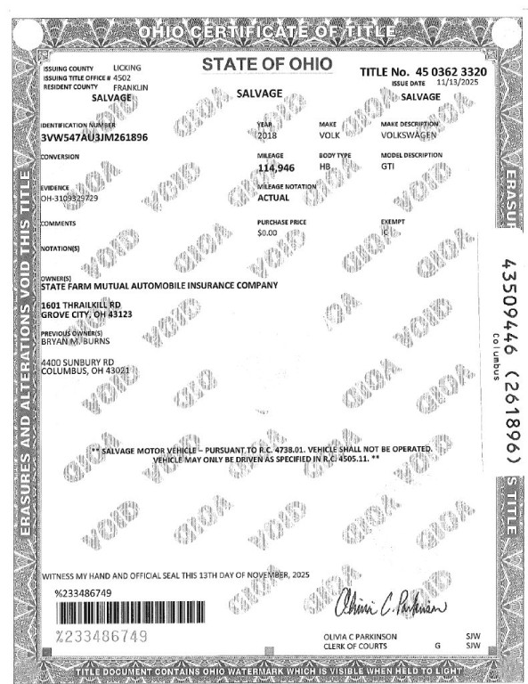 2018 Volkswagen GTI Image 2