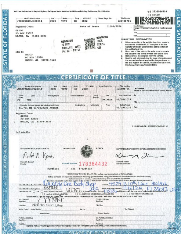 2020 Toyota Corolla Image 2