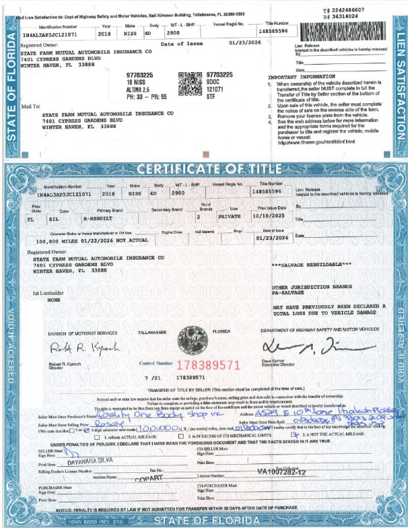 2018 Nissan Altima Image 2