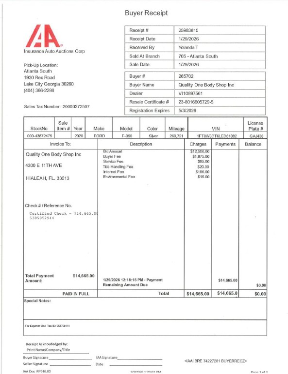 2020 Ford F-350 Image 1