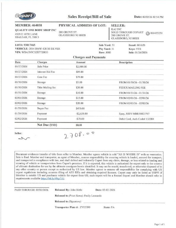 2014 BMW 4 Series Image 1