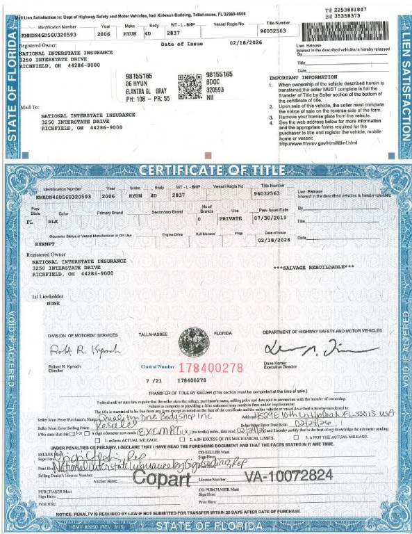 2006 Hyundai Elantra Image 2